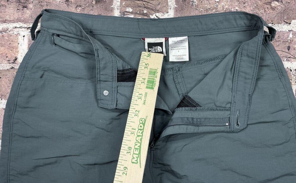 VTG North Face Women Sz 6 Active Hiking Shorts Outdoor Activewear Y2K Gorpcore - Picture 4 of 7